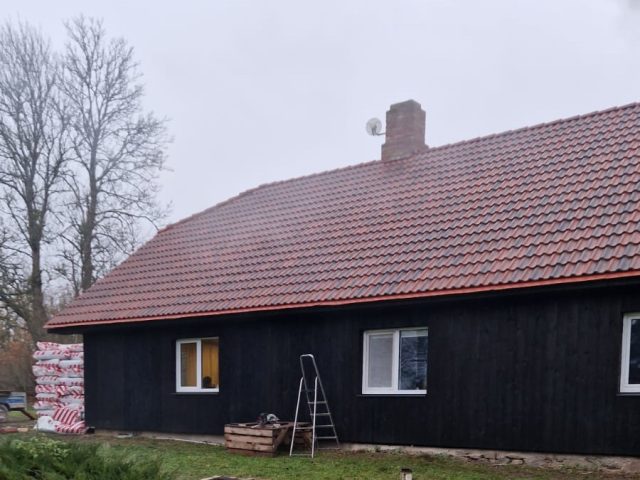 Dedzināti dēļi Black Deer